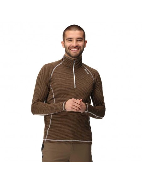 Camiseta Manga Corta REGATTA-Yonder-RMT172 4G9-MARRON