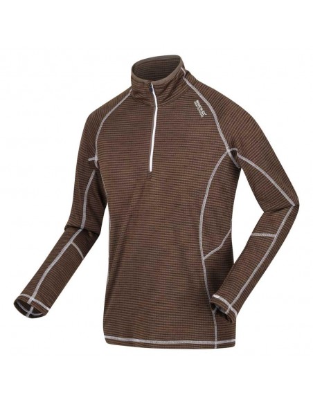 Camiseta Manga Corta REGATTA-Yonder-RMT172 4G9-MARRON