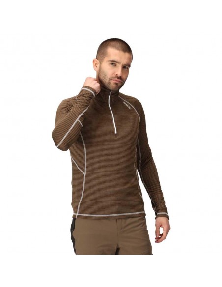 Camiseta Manga Corta REGATTA-Yonder-RMT172 4G9-MARRON