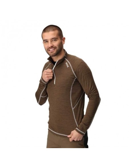 Camiseta Manga Corta REGATTA-Yonder-RMT172 4G9-MARRON