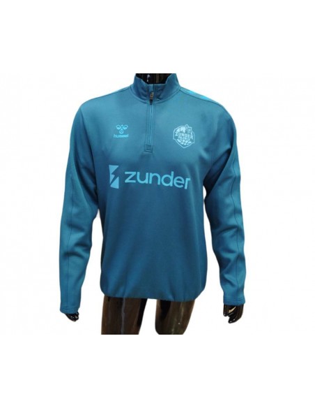 SUDADERA ZUNDER PALENCIA ACB LIGA ENDESA HUMMEL MEDIA CREMALLERA