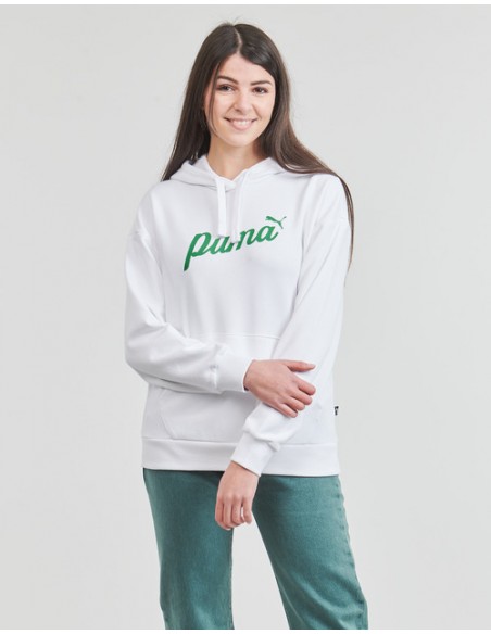 SUDADERA MUJER PUMA ESS+ SCRIPT HOODIE T 679348-02
