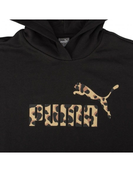 PUMA ESS+ ANIMAL HOODLE T, PUMA BLACK