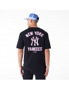 Camieta NEW ERA MLB WORDMARK OS TEE NEYYAN 60435524 Negro 2