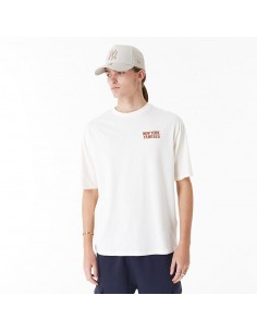 Camieta NEW ERA MLB WORDMARK OS TEE NEYYAN 60435536 Blanco