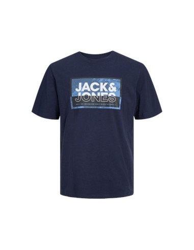Camiseta JACK & JONES JCOLOGAN TEE SS 12253442 MRN Marino