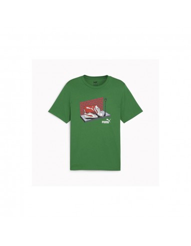 Camiseta PUMA GRAPHIC SNEAKER BOX TEE 680175 86 Verde