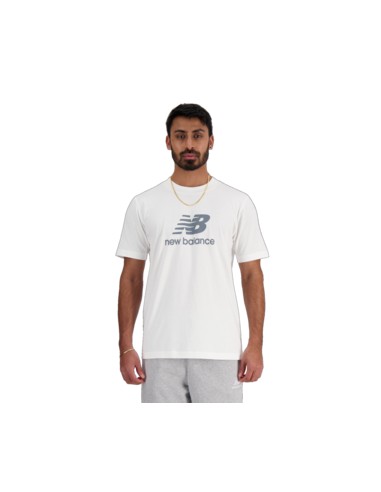 Camiseta NEW BALANCE SPORT ESSENTIALS LOGO T-SHIRT MT41502 WT Blanco