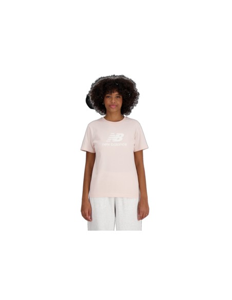 Camiseta NEW BALANCE SPORT ESSENTIALS JERSEY LOGO T-SHIRT WT41502 OUK Rosa