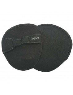 Calleras Fitness Neopreno Con Palma Anti-Deslizante, NEGRO
