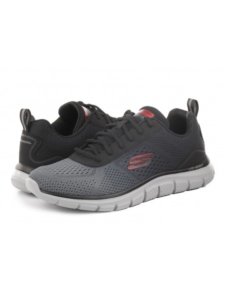 Zapatilla SKECHERS TRACK RIPKE 232399 BKCC Gris