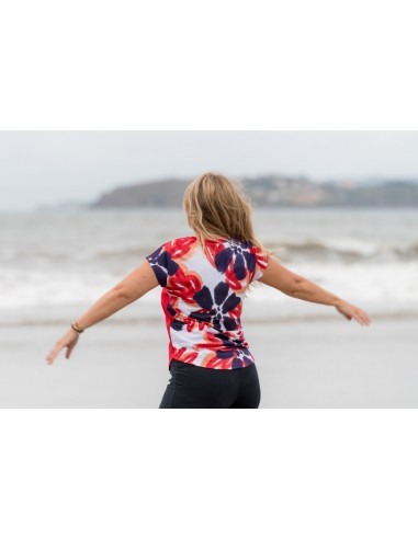 SLX CAMISETA ESPALDA FLORES