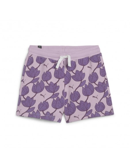 PUMA SHORT GRAPE MIST NIÑA