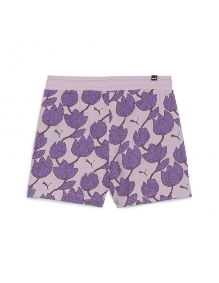PUMA SHORT GRAPE MIST NIÑA
