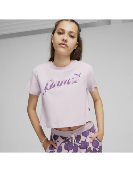 PUMA CAMISETA BLOSSOM GRAPE NIÑA