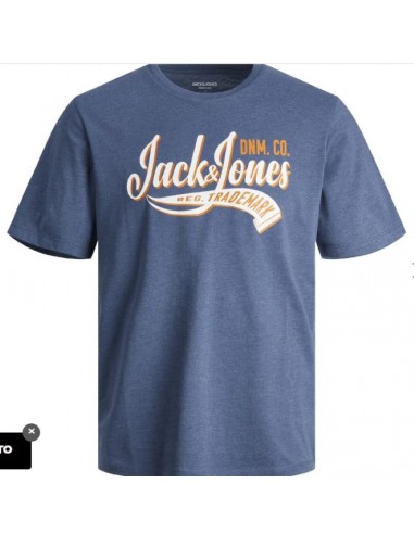 Camiseta JACK & JONES JJLEGO TEE SS O NECK 12246690 AZUL Azul