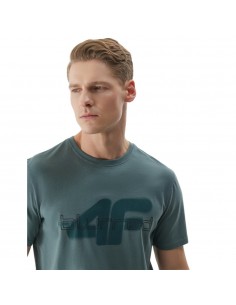 Camiseta manga corta 4F TSHIRT M1317-HOMBRE-44S-VERDE 2