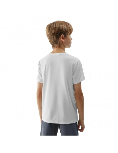 Camiseta  4F TSHIRT FNK M691-NIÑO-10S-BLANCO