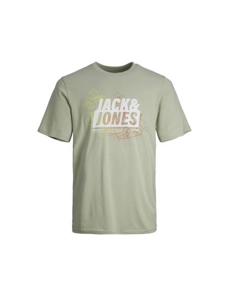 Camiseta JACK & JONES JCOMAP SUMMER  12257908 VERDE Verde