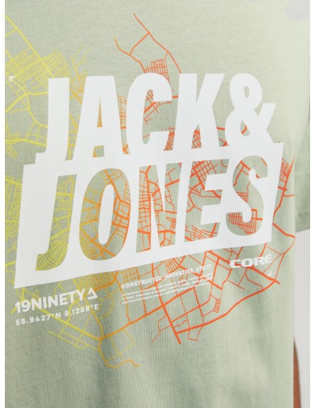 Camiseta JACK & JONES JCOMAP SUMMER  12257908 VERDE Verde