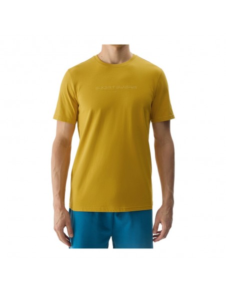 Camiseta amarilla manga corta 4F TSHIRT M1156-HOMBRE-71 4FWSS24TTSHM1156-71SS-