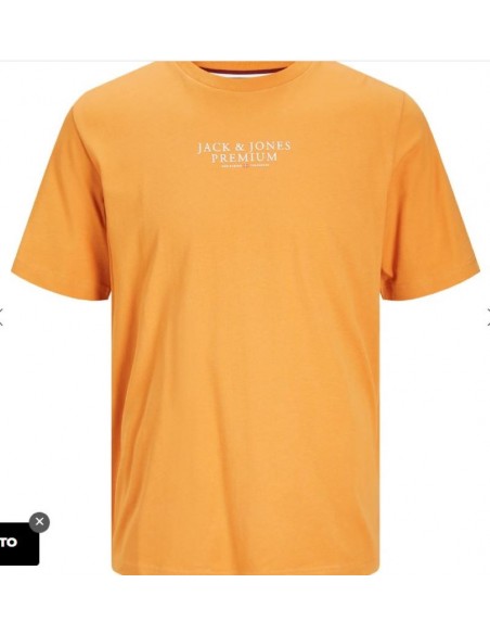 Camiseta JACK & JONES JPRBLUARCHIE SS TEE CREW NECK 12217167 NARANJA Naranja