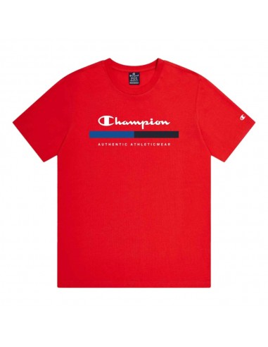 Camiseta CHAMPION Crewneck T-Shirt-219735-RS011-ROJO-HOMBRE