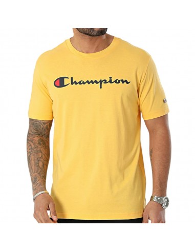Camiseta CHAMPION Crewneck T-Shirt-219831-YS107-NARANJA-HOMBRE