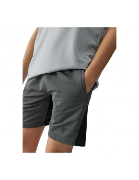 Pantalon corto 4F SHORTS FNK M485-NIÑO-20S-NEGRO