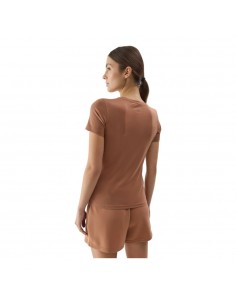 Camiseta manga corta 4F TSHIRT F1267-MUJER-81S-MARRON 2