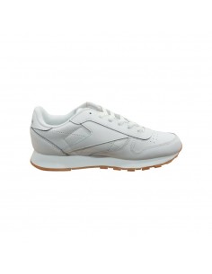 CALZADO CLÁSICO REEBOK-CL LTHR-100010472-NIÑO-BLANCO 2