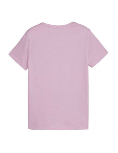 Camiseta de manga corta PUMA 679402-60-ESS+ Script Tee G-NIÑA-VIOLETA