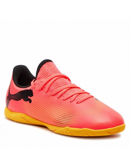 Botas de Futbol Sala para UNISEX JUNIOR PUMA FUTURE 7 PLAY IT ROSA