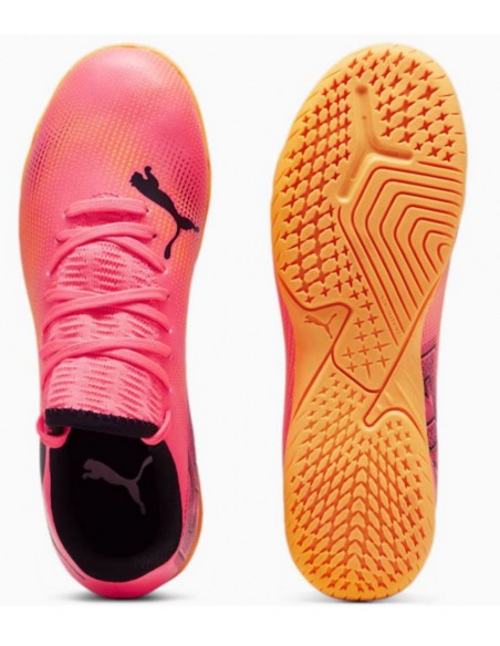 Botas de Futbol Sala para UNISEX JUNIOR PUMA FUTURE 7 PLAY IT ROSA