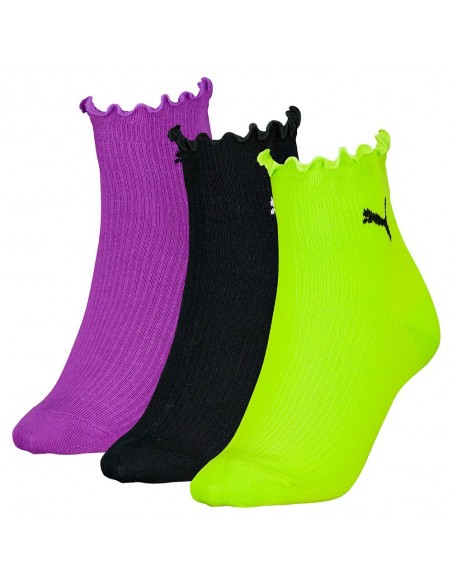 CALCETIN PUMA WOMEN RUFFLE QUARTER 3P
