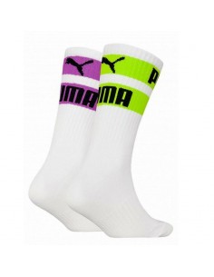 CALCETIN PUMA KIDS LOGO STRIPES SOCK 2P 2