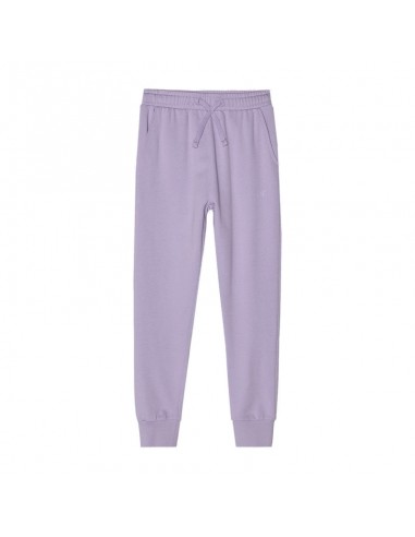 Pantalon largo 4F TROUSERS CAS F587-NIÑA-52S-VIOLETA CLARO