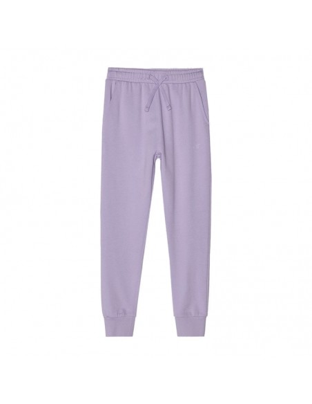 Pantalon largo 4F TROUSERS CAS F587-NIÑA-52S-VIOLETA CLARO