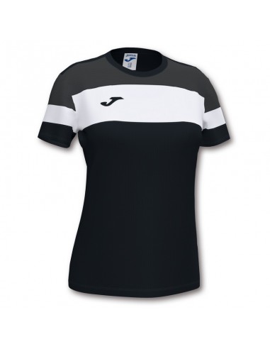 JOMA-CAMISETA CREW IV NEGRO-ANTRACITA M/