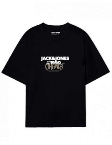 Camiseta JACK & JONES JORBUSHWICK TEE SS CREW NECK FST 12263939 Negro Negro