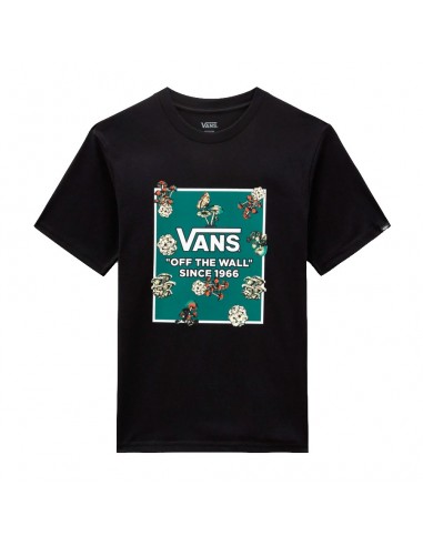 Camiseta VANS FUNGI BOX FILL TEE-B VN000FGCBLK1 Negro