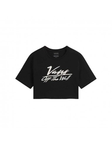 Camiseta VANS GO ANYPLACE CREW CROP II VN000GJ1BLK1 Negro