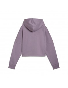Sudadera Gris PUMA CROPPED Capucha Niña 2
