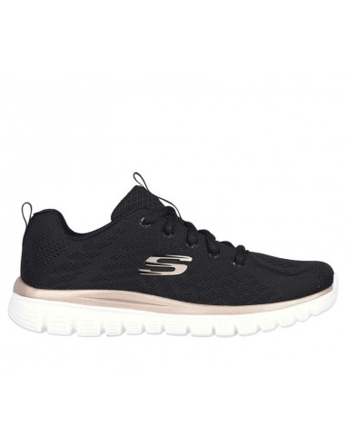 Zapatilla SKECHERS GRACEFUL 12615 BKGD Negro