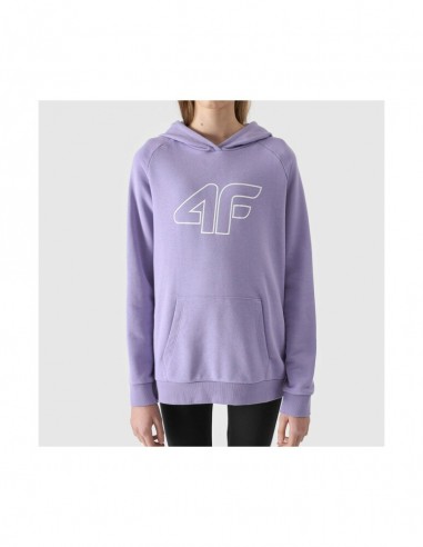 Sudadera 4F SWEATSHIRT F0921-NIÑA-52S-VIOLETA CLARO