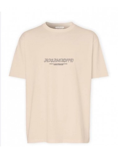 Camiseta JACK & JONES JORBRONX TEE SS CREW NECK FST 12263936 Beige Beige