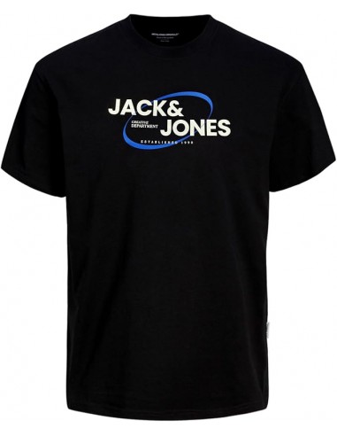 Camiseta JACK & JONES JCORAY BRANDING TEE 12267380 NEGRO Negro