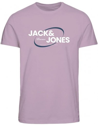 Camiseta JACK & JONES JCORAY BRANDING TEE 12267380 ROSA Rosa