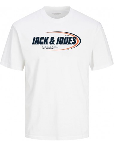 Camiseta JACK & JONES JCORAY BRANDING TEE 12267380 BLANCO Blanco