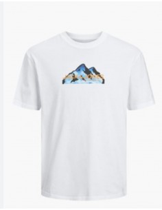 Camiseta JACK & JONES JCOMOUNTAIN LOGO TEE SS CREW NECK...